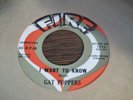 GAY POPPERS I Wanna Know/I've Got It FIRE 1026 UNPLAYED MINT ORIGINAL R&B 45