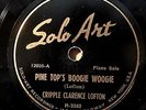 BLUES 78- CRIPPLE CLARENCE LOFTON SOLO ART Pine Top's Boogie Woogie E+ COPY