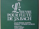 3 LPs box RAMPAL, VEYRON-LACROIX, Savall, Gendre : Bach Flute works / Erato STU