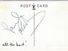 BRILLIANT PAUL McCARTNEY SIGNED ALL THE BEST PROMO POST CARD THE BEATLES CAIAZZO