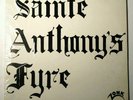SAINTE ANTHONY'S FYRE - RARE IN ORIGINAL WRAP - 1970 ZONK ZP-001 LP STEREO