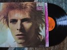 David Bowie Space Oddity Rock w/inner lyrics Orange label Record lp VG++