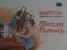 Gertler/Farnadi: Bartok Violin Sonatas Nos. 1 & 2 - Westminster WST-17098 (ED1)