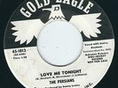 Northern soul The Persians GOLD EAGLE 1813 Love me tonight / Gee what a girl ?