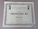 TYRANNOSAURUS REX DAVID BOWIE MIME JOHN PEEL RARE 1969 TOUR PROGRAMME MARC BOLAN