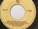 RARE MODERN SOUL FUNK GOSPEL 45/ DELIVERANCE 