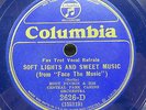 Eddy Duchin & Orch. - COLUMBIA 2626-D - ROYAL BLUE WAX - Soft Lights and Sweet