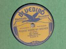 BO CARTER PLEASE WARM MY WEINER BLUEBIRD 78 GREAT DOUBLE ENTENDRE BLUES