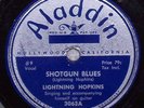 BLUES Lightning Hopkins Shotgun Blues & Rollin' Blues Aladdin 78 RPM