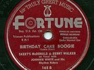 HEAR - Rare Country 78 - Skeets McDonald & Benny Walker - Birthday Cake Boogie