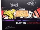NEW Blink 182 - California RED Vinyl LP 180g SIGNED / AUTOGRAPHED Travis Barker