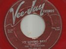 DOOWOP R&B -  RED WAX-  EL DORADOS-  MY LOVING BABY -HEAR BOTH -1954 VEE-JAY.