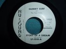 SAMMY SURF AND THE TEEN TONES story of a dream PROMO 45 DOOWOP NU SOUND 1962