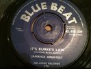 PRINCE BUSTER/ IT'S BURKE'S LAW /HERE COME'S THE BRIDE -1965 BLUE BEAT BB309 EX