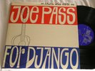 JOE PASS For Django John Pisano Jim Hughart Colin Bailey Pacific Jazz stereo LP