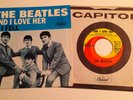 The Beatles / Rare Picture Sleeve & 45  5235 / And I Love Her & If I Fell / NM+