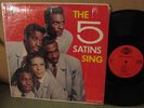 5 Satins Sing EMBER ELP 100 MONO DEEP GROOVE RED LABEL 1957 doo wop r&b RARE