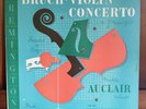 MICHELE AUCLAIR LP “Bruch: Violin Concerto/ Kol Nidrei” REMINGTON orig ’52   NM