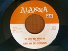 DOO WOP ELROY & EXCITEMENTS ALANNA 565 MY LOVE WILL NEVER DIE/NO ONE KNOWS NM