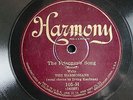 1920's 78 rpm HARMONY Record PRISONERS SONG The Harmonians VICTROLA DISC
