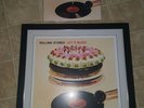The Rolling Stones LET IT BLEED FRAMED LITHOGRAPH & CLEAR VINYL LP Hand Numbered