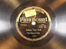 78 RPM THE HOKUM BOYS PARAMOUNT 12714 E/E- SELLING THAT STUFF - RARE JAZZ