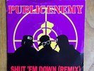 PUBLIC ENEMY / SHUT EN DOWN (PETE ROCK MIXX) / RARE RAP HIP HOP 45 PICTURE COVER