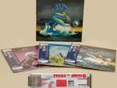 ASIA [Yes, King Crimson, ELP] Limited JAPAN 3 Mini LP CDs + DISK UNION Promo BOX