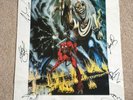 Iron Maiden - Number of The Beast Signed Poster - Buy it now