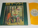 STYX The Grand Illusion LP 1977 A&M Canada SP-4637 YELLOW GOLD COLORED VINYL VG