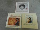 ESTER LAMANDIER-3 LP'S-GF--INSERTS-CHANSONS DE TOILE-ROMANCES I/II-IMP-FRANCE-NM