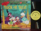 TRICK OR TREAT 1974 DISNEYLAND RECORD LP Haunted Mansion HALLOWEEN MASK INNER