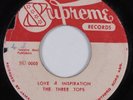 Reggae 45 THREE TOPS Love & Inspiration SUPREME HEAR