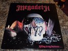MEGADETH Killing is my business... and business is good Metal 85' Vinyl COMBAT