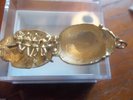 THE BEATLES 9 CARAT GOLD OPENING CHARM BEETLE WITH THE BEATLES INSIDE   YEAH
