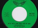SPENCER Weve Got A Love Thats Out Of Sight NORTHERN SOUL 45 My Baby's Comin Home