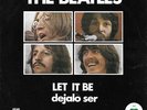 THE BEATLES 45 LET IT BE+PS MEXICO RARE APPLE EXCELLENT
