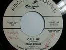 Eddie Bishop - Call Me / What Did He Say? 45 rare Northern soul promo