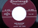 HEAR Johnny & Jonie 45 Kee-Ro-Ryin/Just Before CHALLENGE EX rockabilly rocker