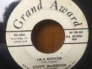 Halloween Rockabilly 45 Scotty MacGregor & His Spooks I'm A Monster