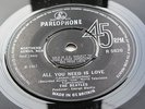 THE BEATLES  ORIGINAL  1967  U.K  45     ALL YOU NEED IS LOVE  -1 -2   EXCELLENT