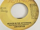 Lew Kirton -heaven In The Afternoon -Alston Records -mint-