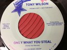 Tony Wilson ONLY WHAT YOU STEAL/Hanging Out In Space PETER PAN ARTIST SERIES 115