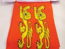 GUIRLANDE 6 mètres 20 DRAPEAUX BASSE-NORMANDIE 21x15 cm - DRAPEAU BAS-NORMAND 15