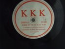 Vintage Original 78  Ku Klux Klan Record   Logansport Women's Quartette