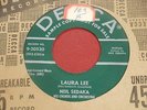 Neil Sedaka 45 Laura Lee /Snowtime on Decca 9-30520 Promo Orig 1957 Record