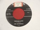 Universals 45 Teenage Love/Again on Mark X M 7004 VG++ to NM Orig '57 Doo Wop
