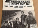Jay & the Americans 45 picture sleeve only, Sunday & Me/Through This Doorway