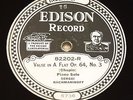 Sergei Rachmaninoff Edison DD #82202- Chopin Valse/ Barcarolle Op. 10