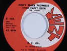 Northern Soul 45 Z.Z. HILL Don't Make Promises (You Can't Keep) KENT VG++ HEAR